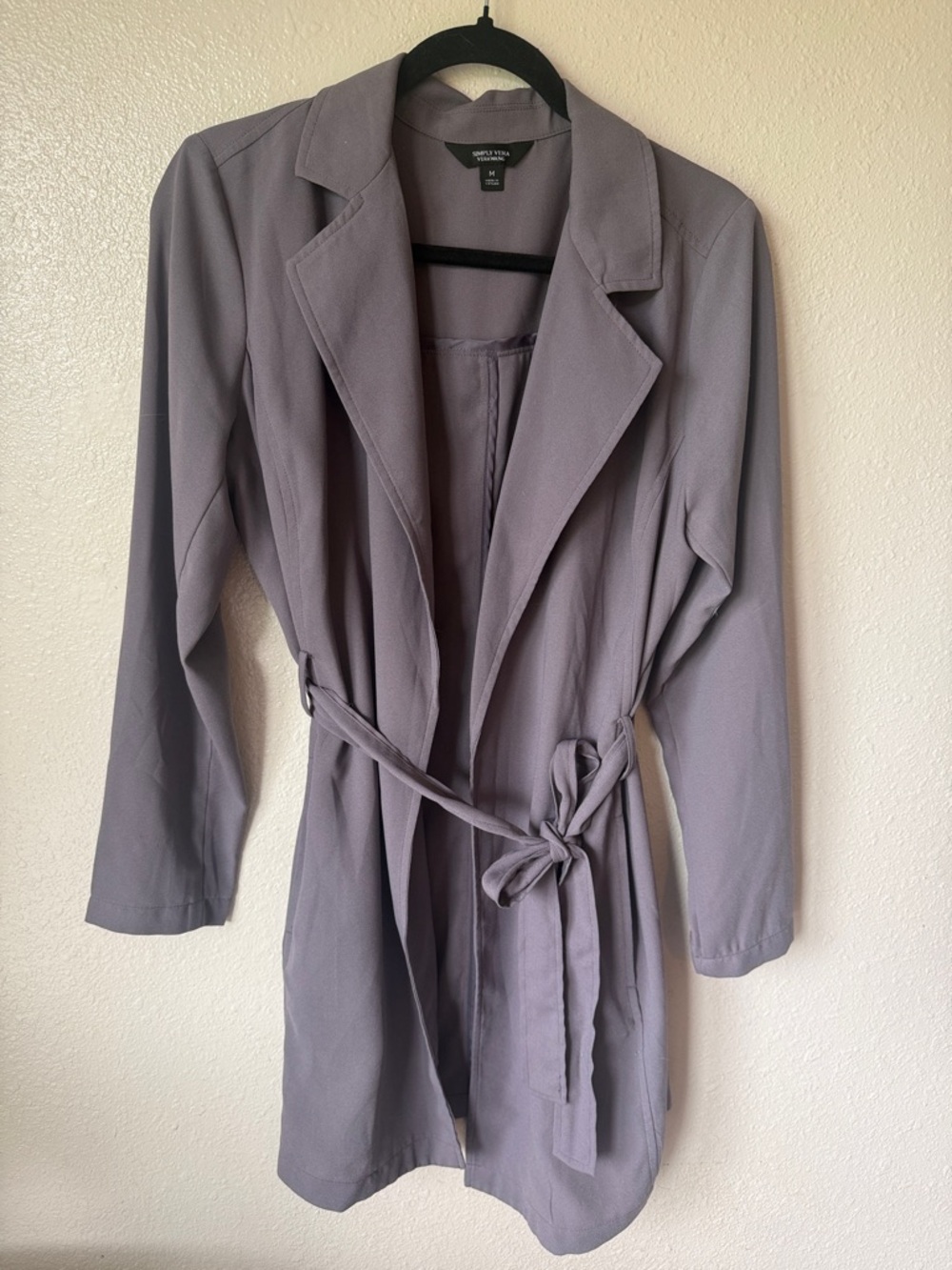 Vera Wang Lightweight Trench Coat